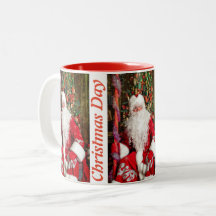 CHRISTMAS DAY mugs