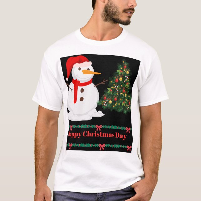 Christmas Day Premium customised T-shirts (Front)
