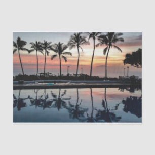 Christmas Day Sunset Tissue Paper