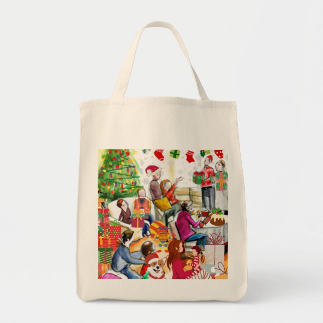 Christmas Day Tote Bag (Front)
