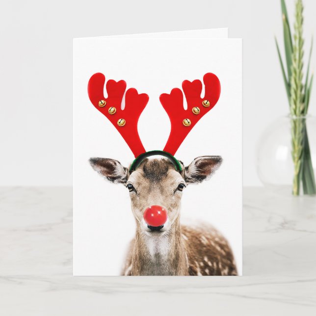 Christmas Dear Greeting Card (Front)
