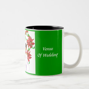 Christmas/December Green Wedding Shower I Mug