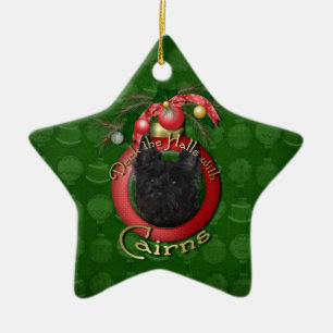 Christmas - Deck the Halls - Cairns - Rosco Ceramic Ornament
