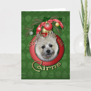Christmas - Deck the Halls - Cairns - Teddy Bear Holiday Card