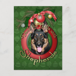 Christmas - Deck the Halls - Shepherds - Kuno Holiday Postcard