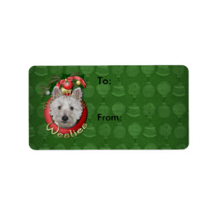 Christmas - Deck the Halls - Westies - Tank Label
