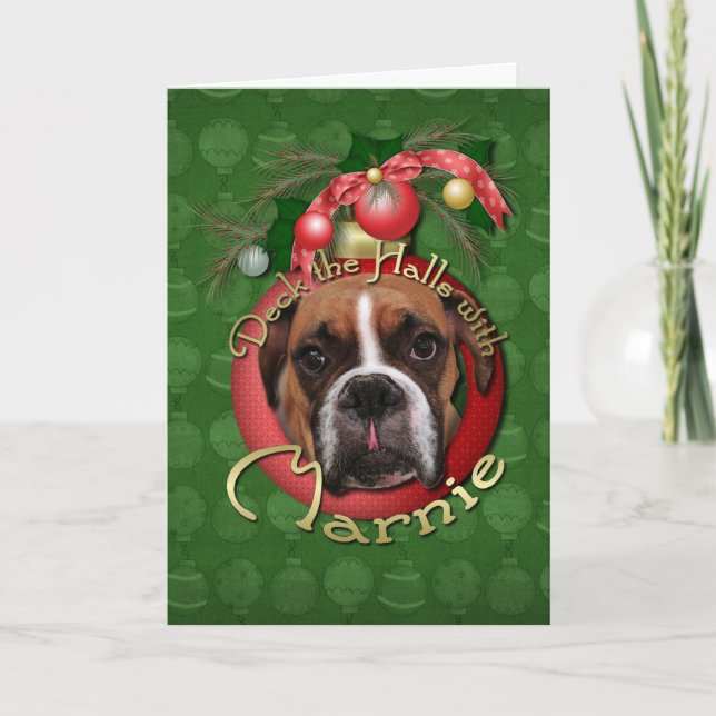 Christmas - Deck the Halls with Marnie Holiday Card (Front)