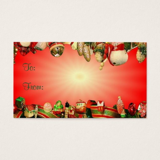 Christmas Deco Gift Tag (Front)