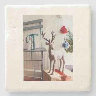 CHRISTMAS DECOR CHRISTMAS STONE COASTER