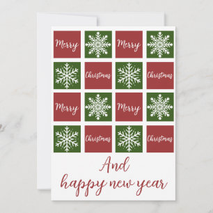 Christmas decor holiday card