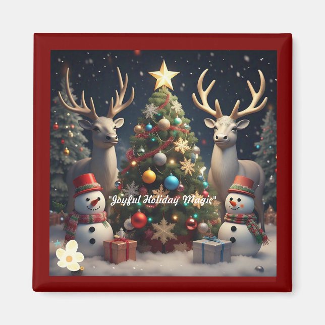 "Christmas Decor Ideas" Magnet (Front)