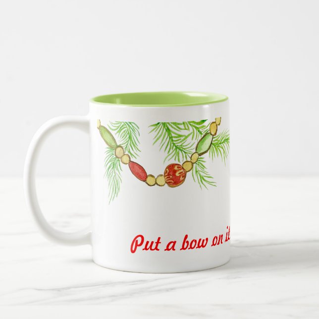 Christmas Decorating Mug (Left)