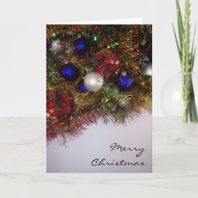 Christmas decoration Card (Front)