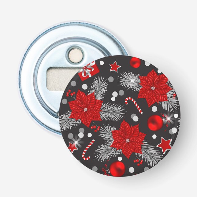 Christmas decoration pattern design bottle opener (Front)