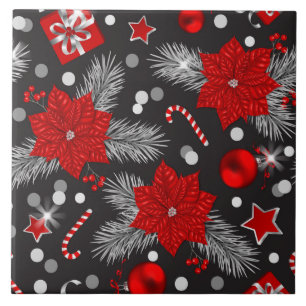Christmas decoration pattern design ceramic tile