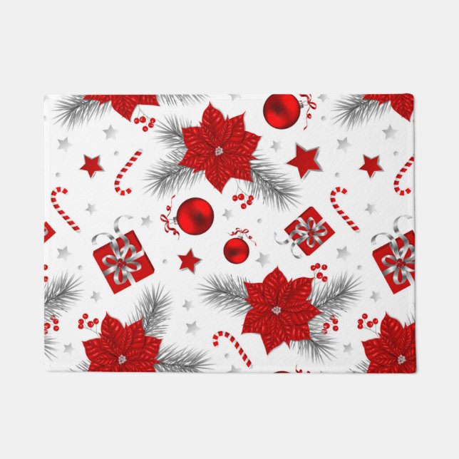 Christmas decoration pattern doormat (Front)