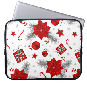 Christmas decoration pattern laptop sleeve