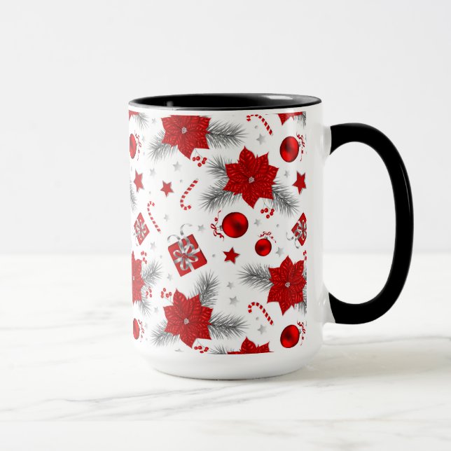 Christmas decoration pattern mug (Right)