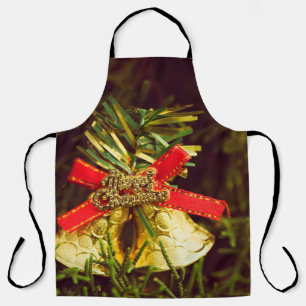 Christmas decoration with Christmas Tree backgroun Apron