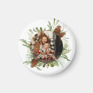 Christmas decoration with your photo personalised magnet