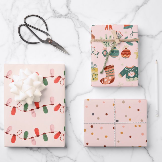 Christmas Decoration Wrapping Paper (Front)