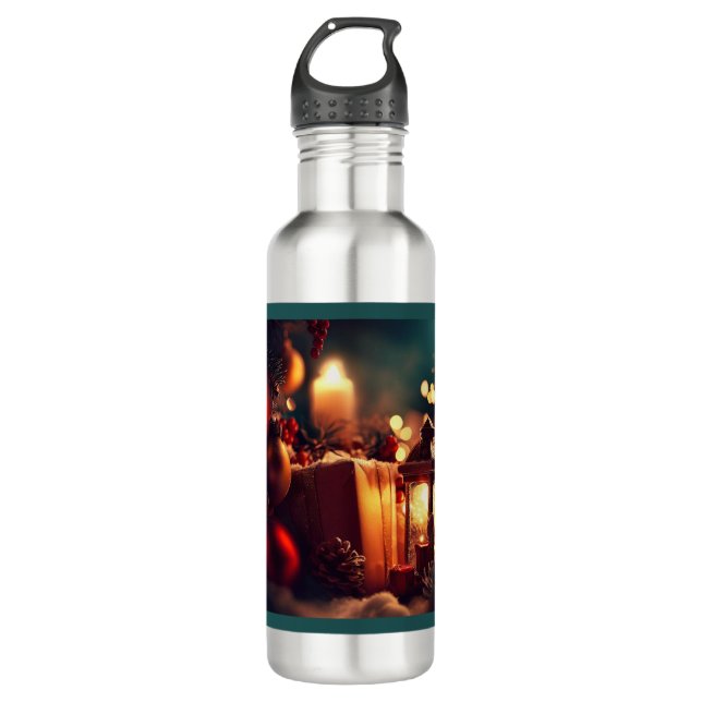 Christmas Decorations 4 710 Ml Water Bottle (Front)