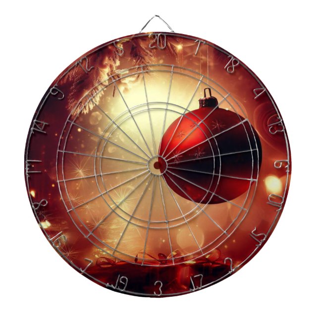 Christmas Decorations (5) Dartboard (Front)