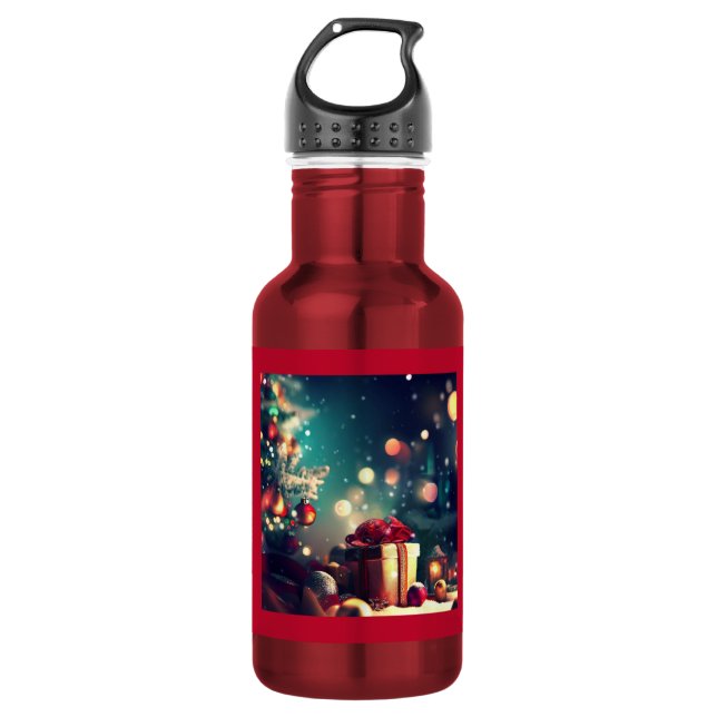 Christmas Decorations 6 532 Ml Water Bottle (Front)