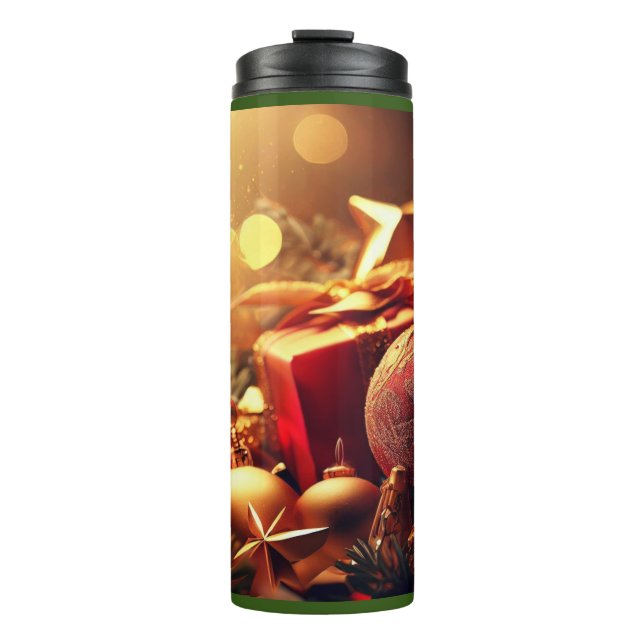 Christmas Decorations 7 Thermal Tumbler (Front)