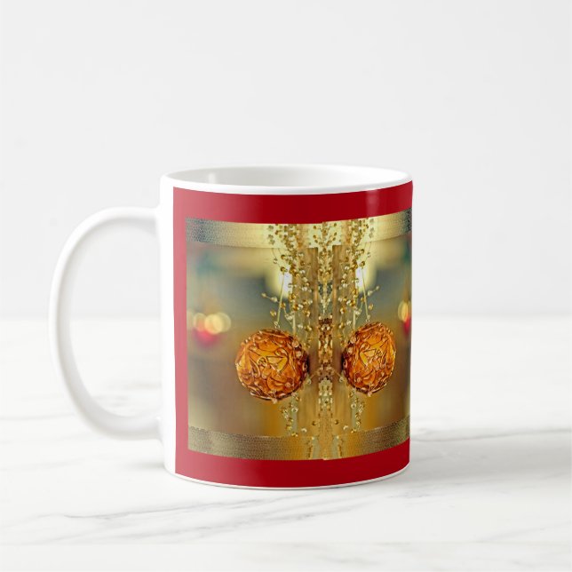 Christmas Decorations Coffee Mug (Left)