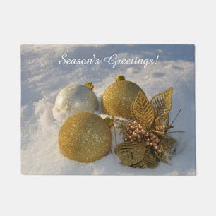 Christmas Decorations custom text doormat