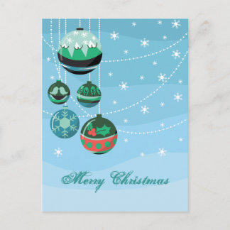 Christmas Decorations Holiday Postcard