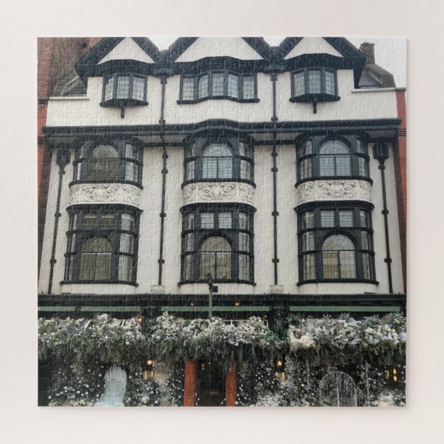 Christmas Decorations, Kensington and Chelsea, UK Jigsaw Puzzle (Vertical)