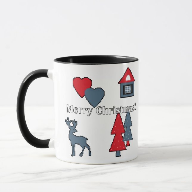 Christmas decorations mug (Left)