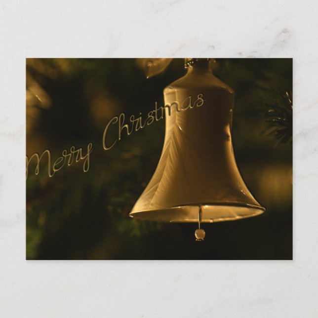 Christmas Decorative Bell Postcard (Front)