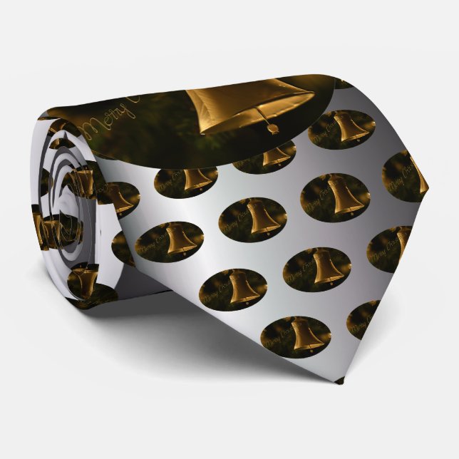Christmas Decorative Bell Tie (Rolled)