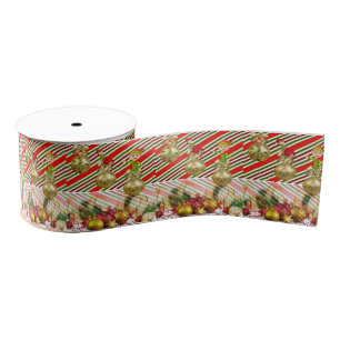 Christmas Decorative Ribbon, Elf Grosgrain Ribbon