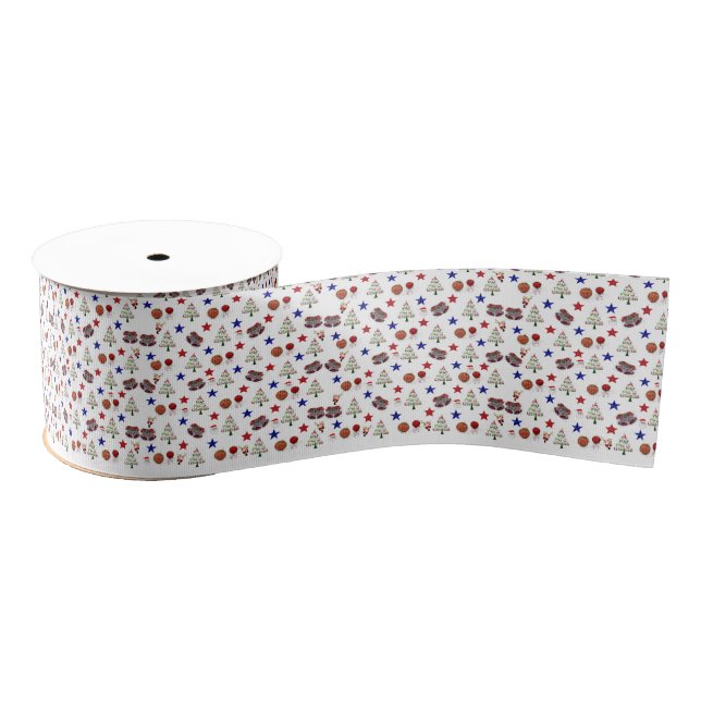 Christmas Decorative Ribbon Grosgrain Ribbon (Spool)