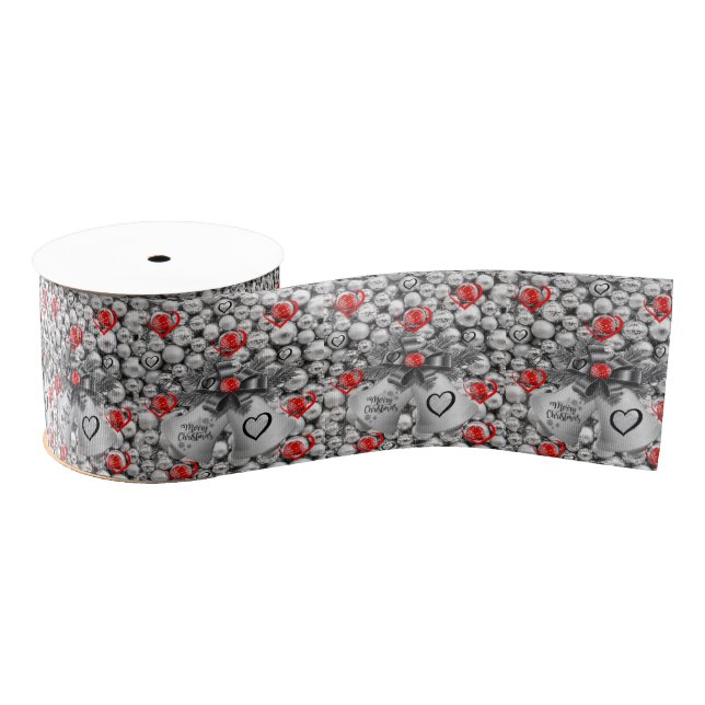 Christmas Decorative Ribbon Grosgrain Ribbon (Spool)