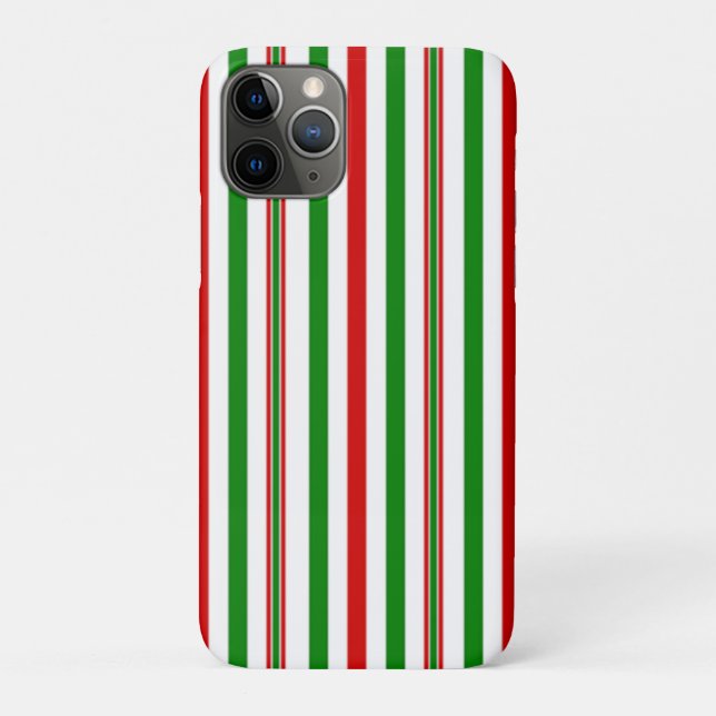 Christmas Decorative Stripes Case-Mate iPhone Case (Back)