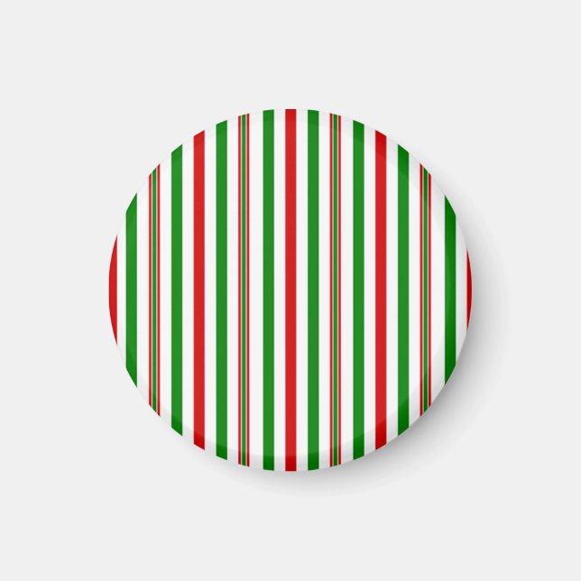 Christmas Decorative Stripes Magnet (Front)