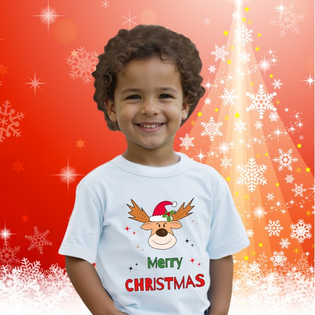 Christmas deer baby T-Shirt (Creator Uploaded)