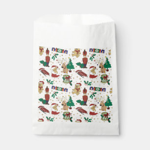 Christmas deer,bear,cat and Nutcracker Favour Bag