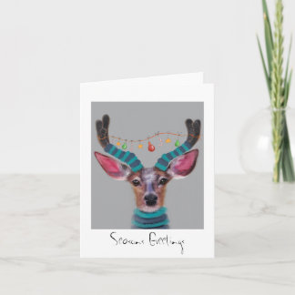 Christmas Deer Card