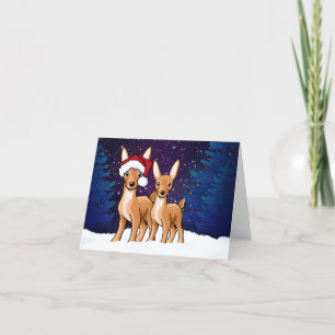 Christmas Deer Holiday Card