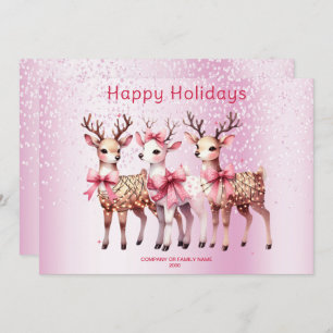 Christmas Deer Holiday Card