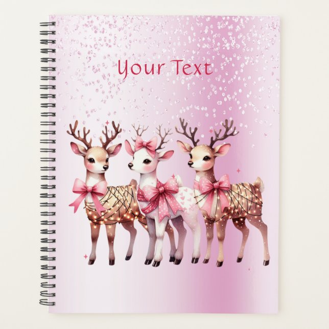 Christmas Deer Holiday Planner (Front)