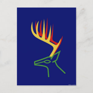 Christmas Deer Holiday Postcard