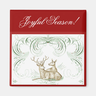Christmas Deer Magnet