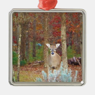 Christmas Deer Metal Tree Decoration